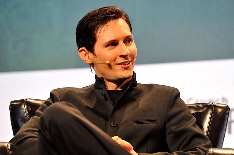 Pavel Durov, CEO and co-founder of Telegram speaks onstage during day one of TechCrunch Disrupt SF 2015 at Pier 70 on 21 September 2015 in San Francisco, California